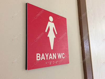 WC Yönlendirme Levhası